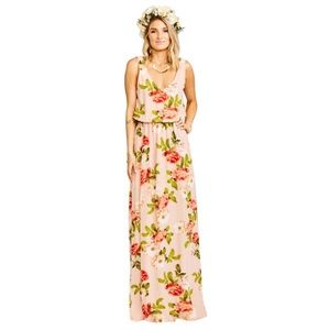 Blushing Blooms Kendall Maxi Dress